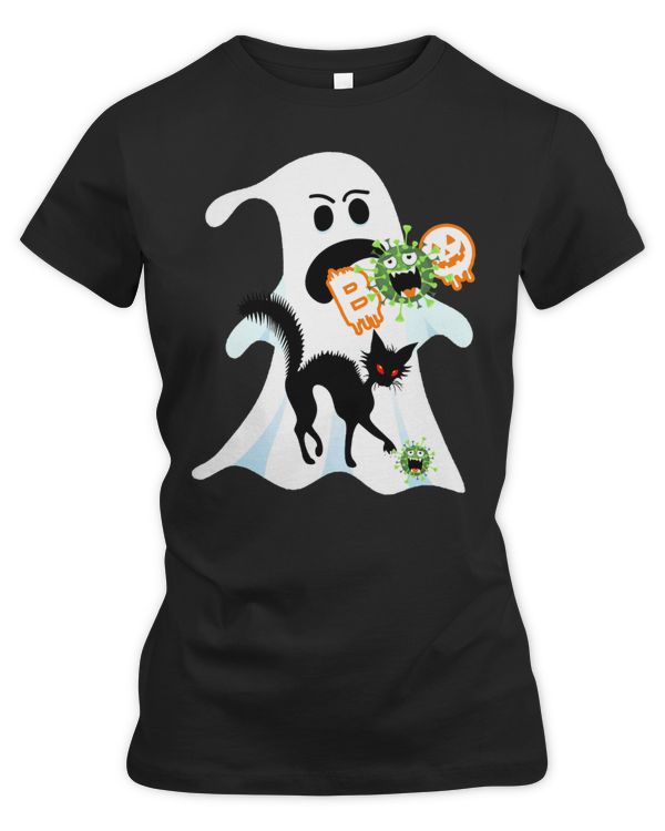 halloween truck black cat boo covid