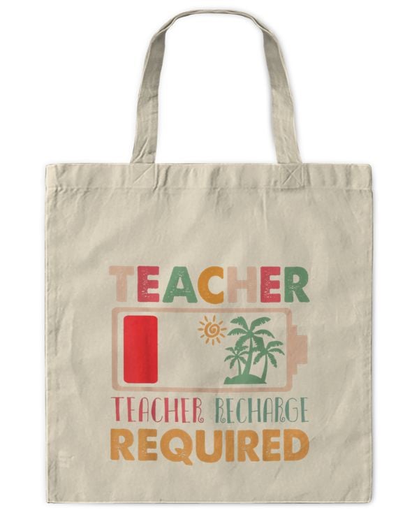 Teacher Summer Recharge Required Groovy Teacher Energy Funny