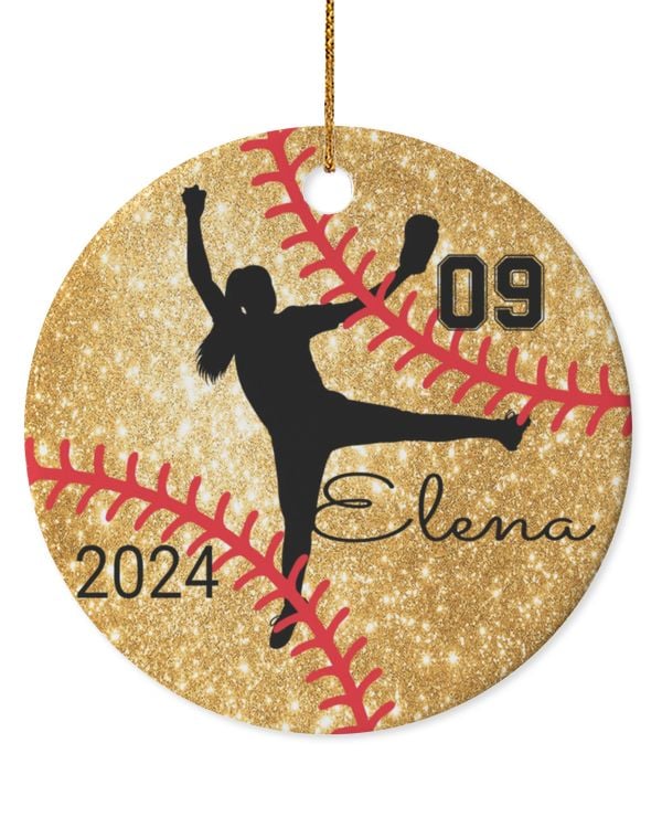 Circle Ceramic Ornament (US)
