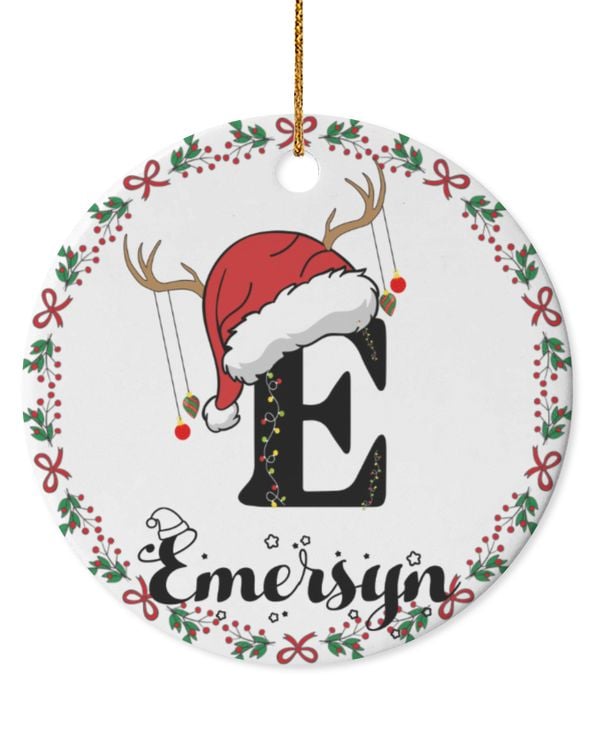 Circle Ceramic Ornament (US)