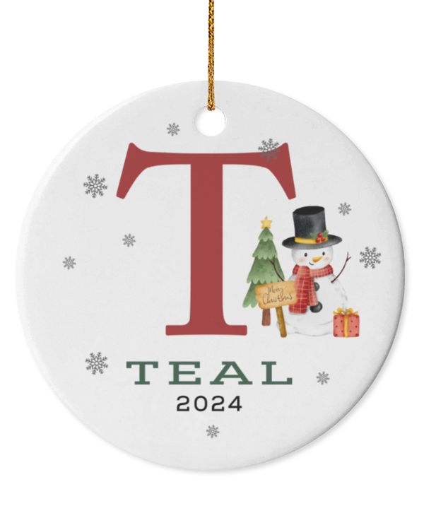 Circle Ceramic Ornament (US)