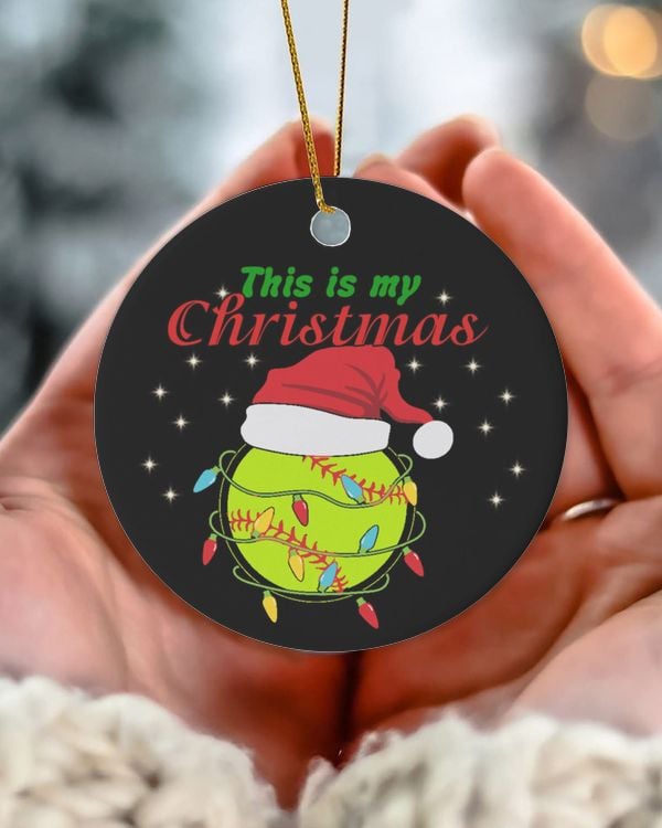 Circle Ceramic Ornament (US)