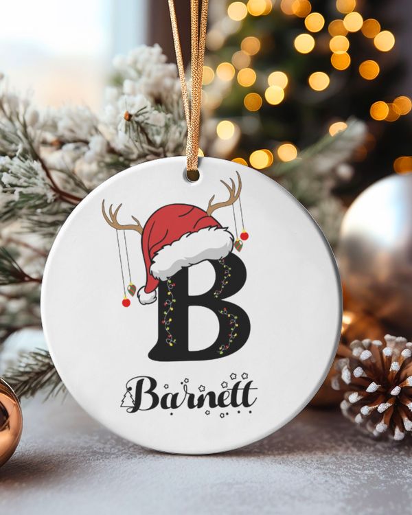 Circle Ceramic Ornament (US)