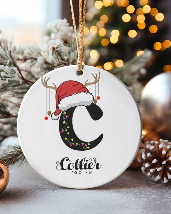 Circle Ceramic Ornament (US)