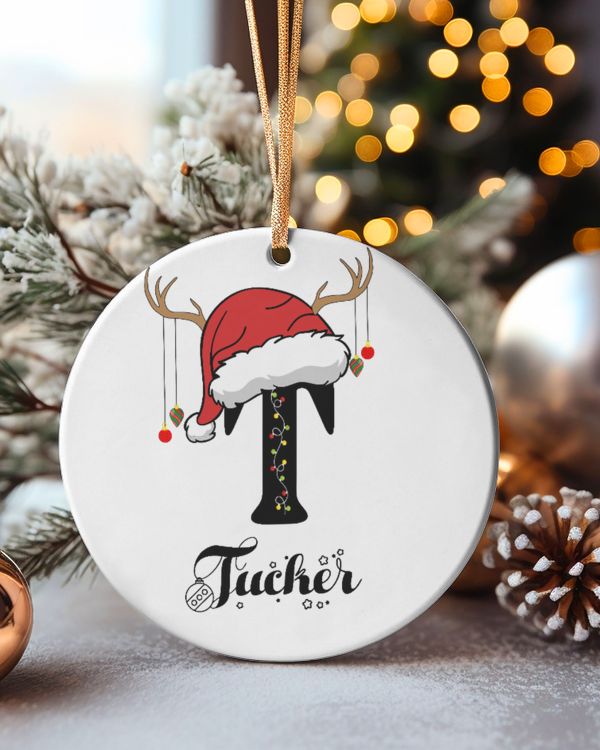 Circle Ceramic Ornament (US)