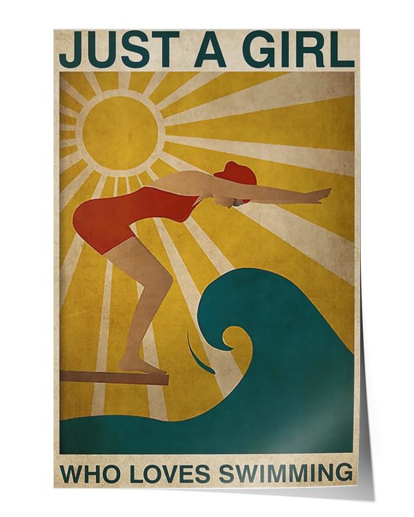 just a girl who loves swimming