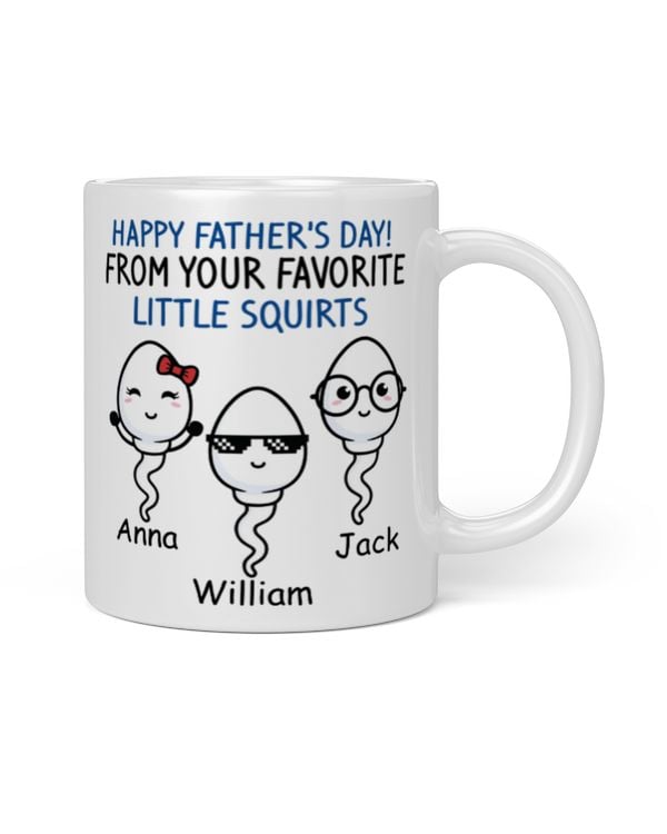 Little Kids From Your Favorite Little Squirts, Personalized Mug, Father's Day Gifts