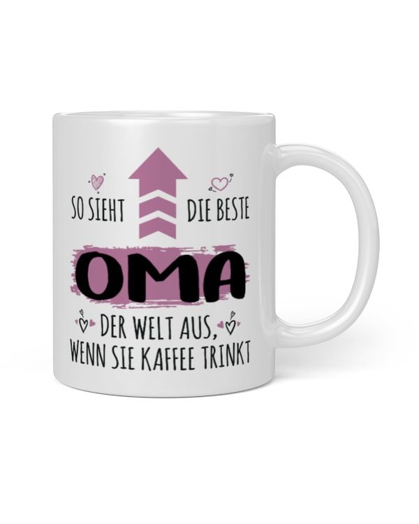 GE - Personalisierter Titel So Sieht Die Beste [Oma,Mama,Tante] Der Welt Aus