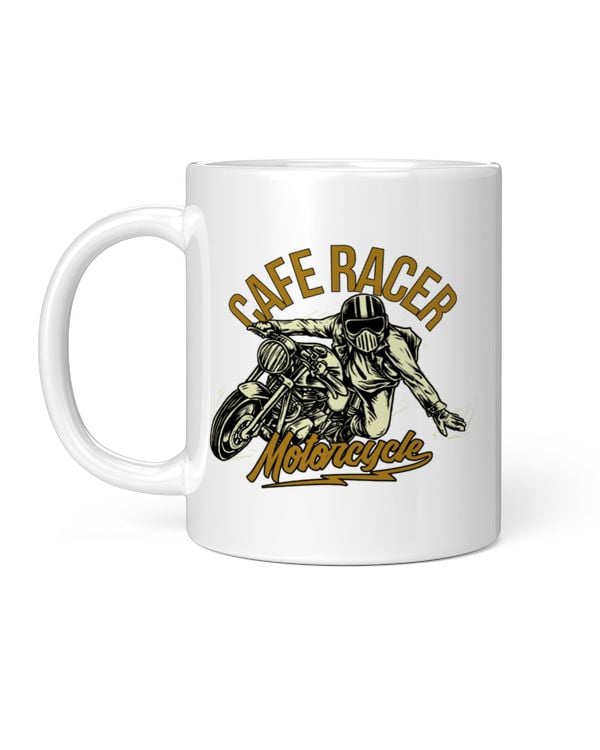 Man Cafe Racer Motorcycle Mug