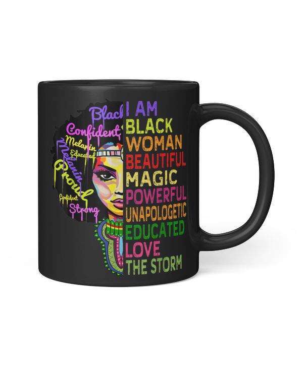 Educated Black Girl Magic T Shirt - Unapologetically Black T-Shirt