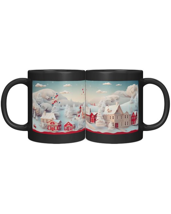 3D Christmas Mug Wrap 8