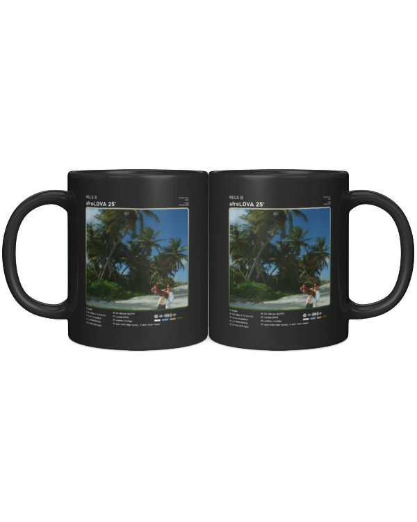 Rels B afroLOVA 25' ALBUM Mugs relsbmerch