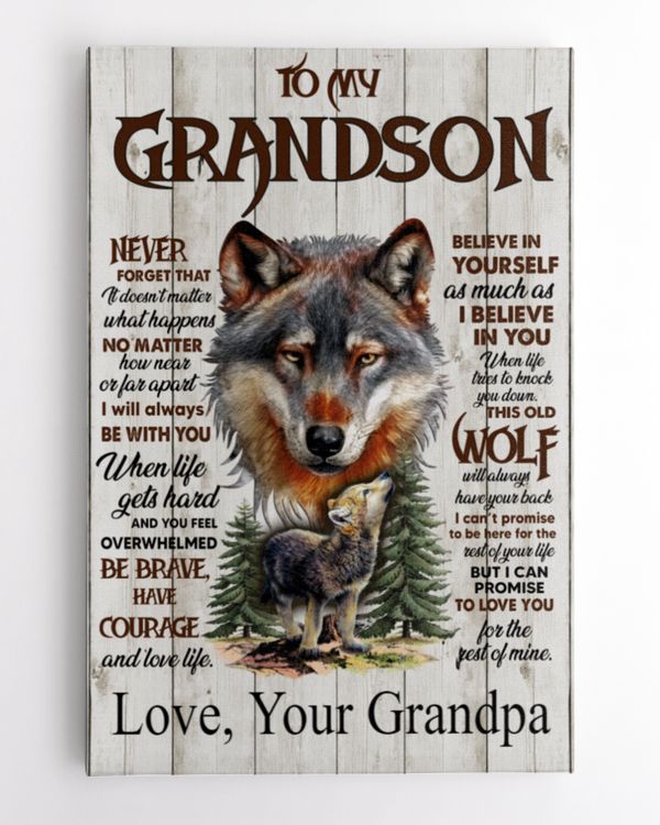 To My Grandson Wolf