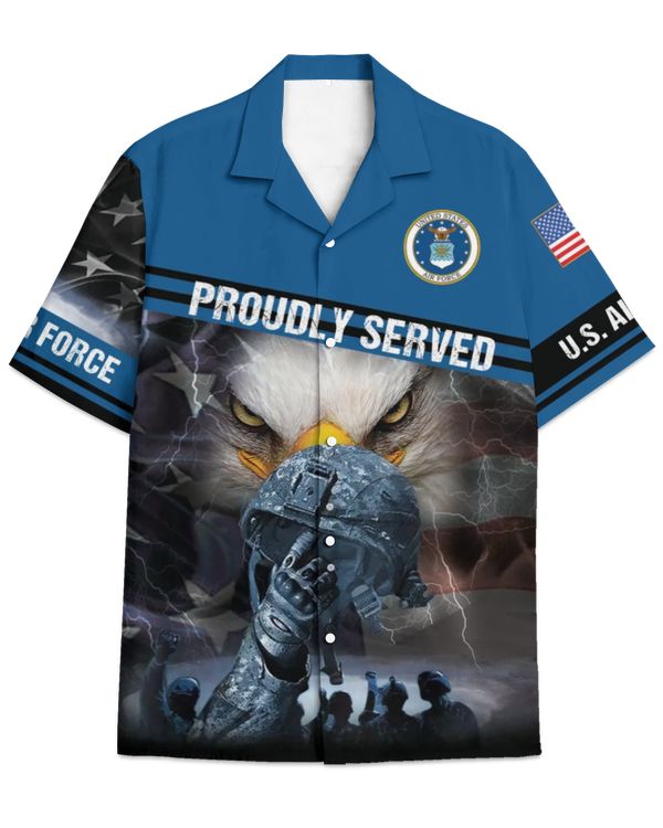 United States Air Force Veteran Hawaiian Shirt
