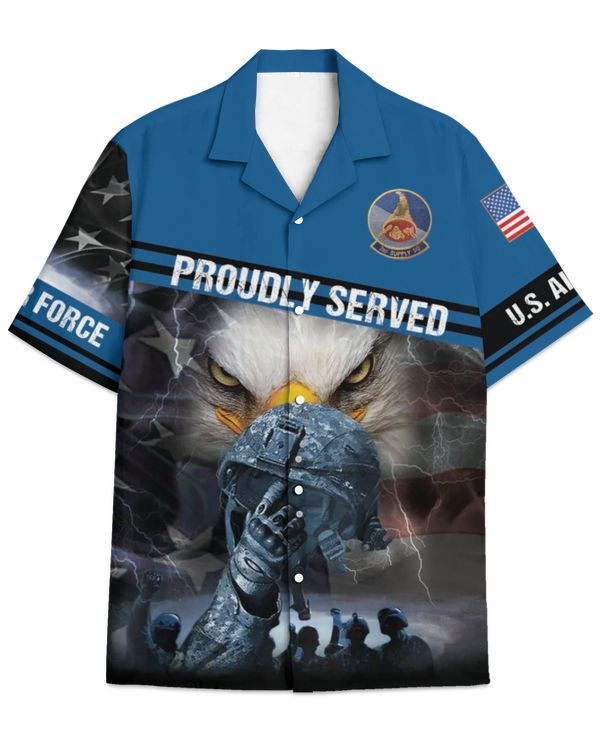 3rd Supply Squadron US Flag Hawaiian Shirt