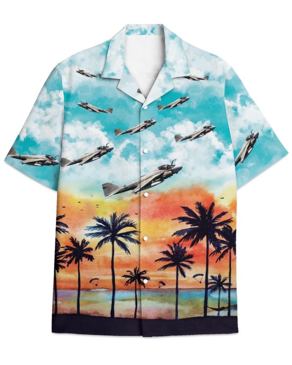 A-6 Intruder Hawaiian Shirt MA1