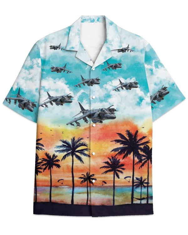 AV-8B Harrier II Hawaiian Shirt MA1
