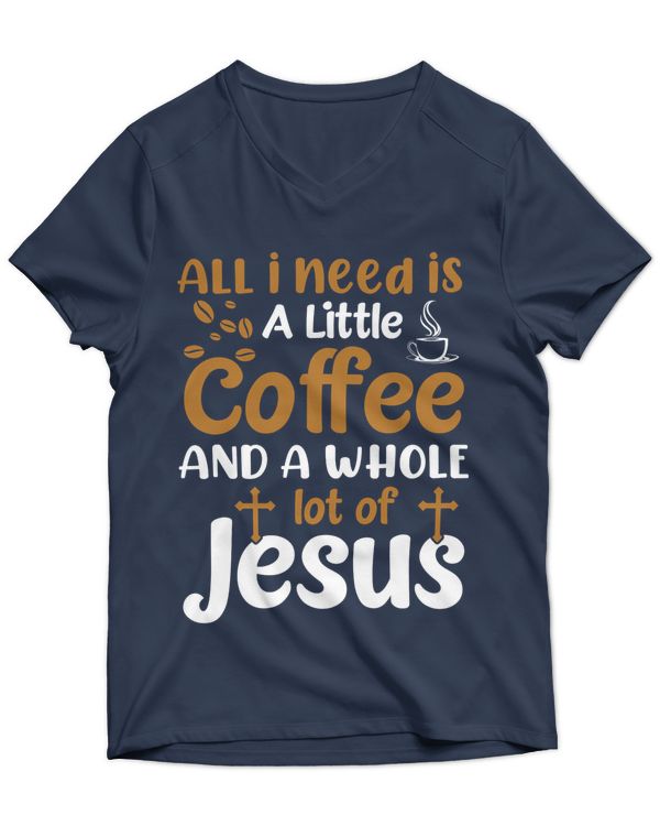Unisex Jersey SS V-Neck T-Shirt
