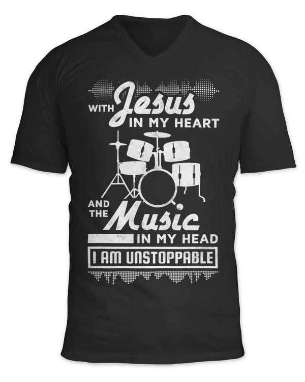 Unisex Jersey SS V-Neck T-Shirt