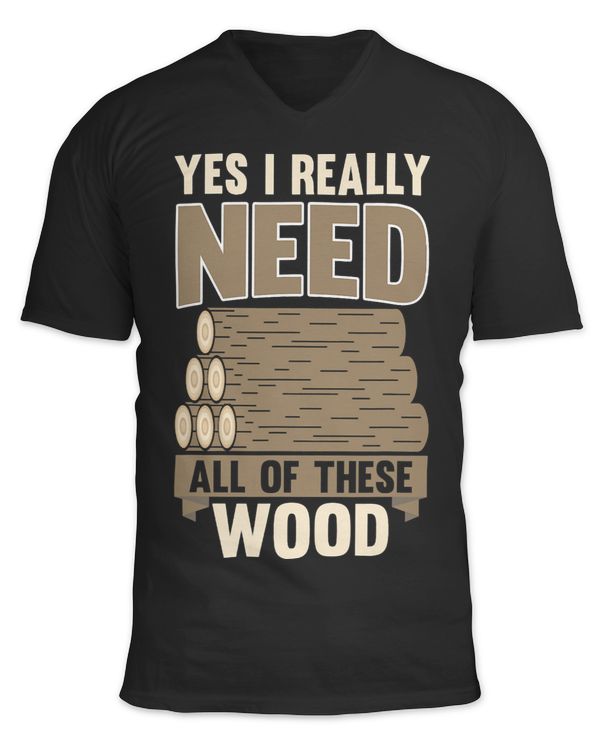 Unisex Jersey SS V-Neck T-Shirt