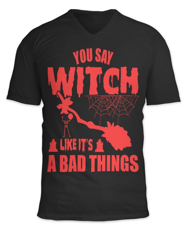 Unisex Jersey SS V-Neck T-Shirt
