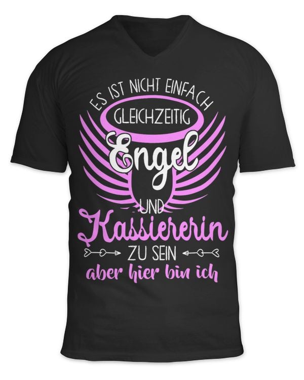 Unisex Jersey SS V-Neck T-Shirt