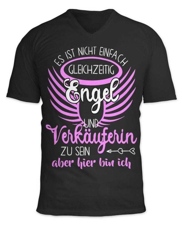 Unisex Jersey SS V-Neck T-Shirt