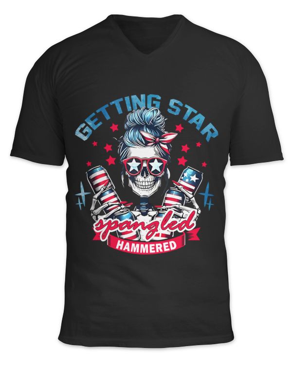 Unisex Jersey SS V-Neck T-Shirt