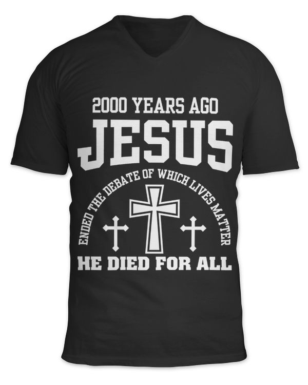 Unisex Jersey SS V-Neck T-Shirt
