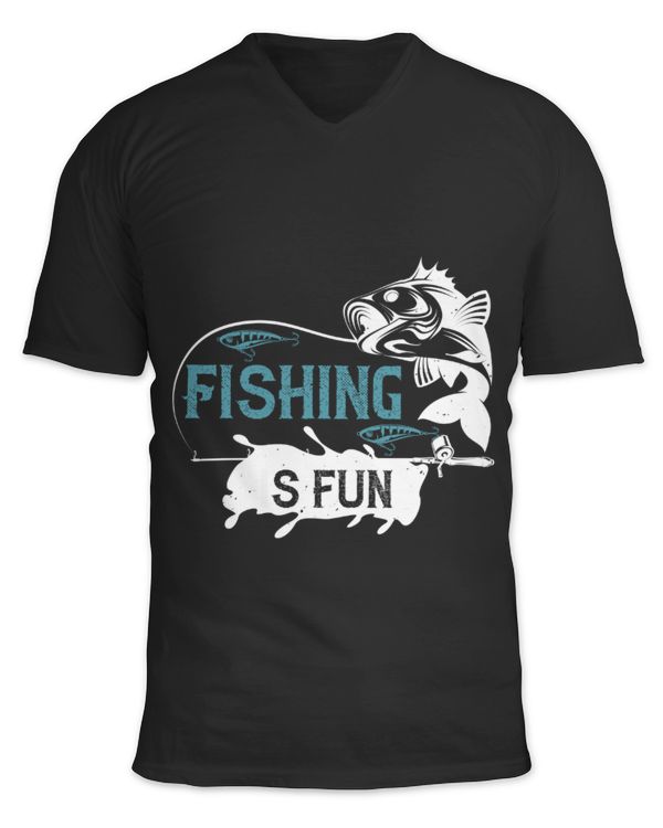 Unisex Jersey SS V-Neck T-Shirt