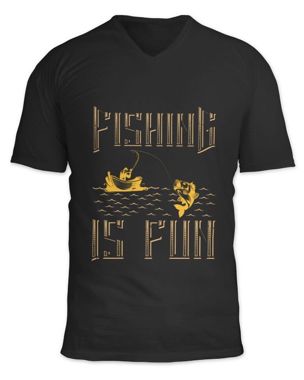 Unisex Jersey SS V-Neck T-Shirt