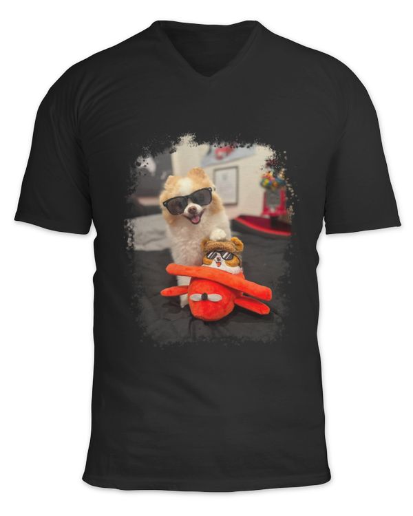 Unisex Jersey SS V-Neck T-Shirt