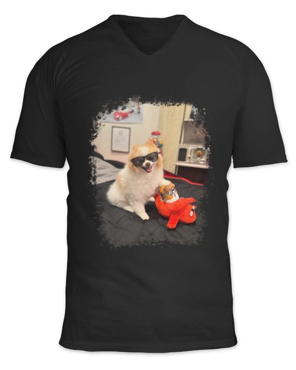 Unisex Jersey SS V-Neck T-Shirt