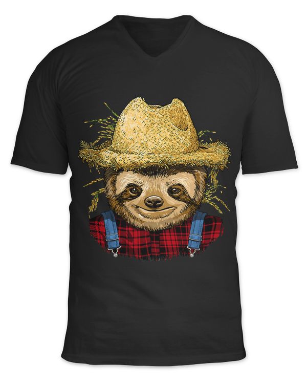 Unisex Jersey SS V-Neck T-Shirt