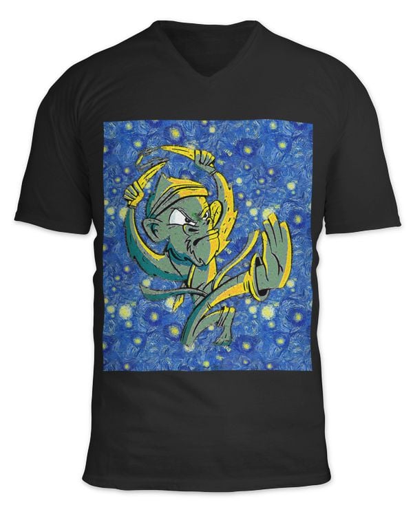 Starry Night Martial Art Monkey