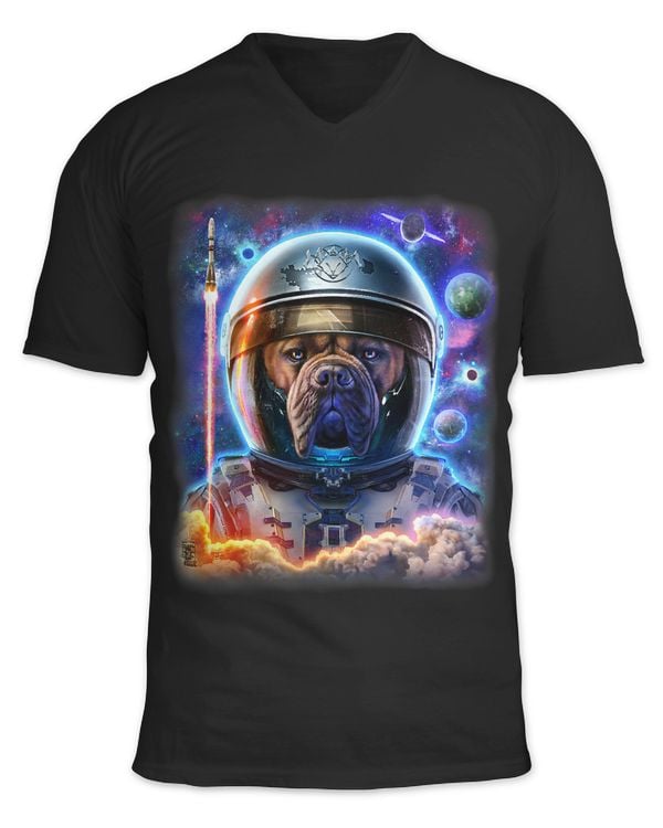 Astronaut Mastiff Dog on Space Shuttle to Explore Universe