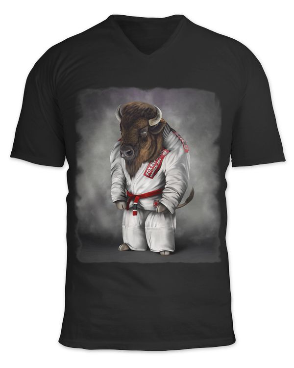 Unisex Jersey SS V-Neck T-Shirt