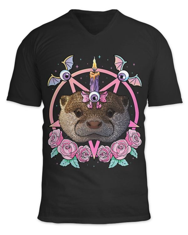 Pastel Goth Otter Pagan Creepy Menhera Otter
