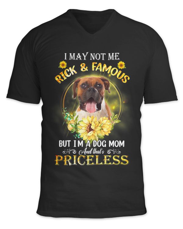 Womens Boxer I May Not Be Rich And Famous But Im A Dog Mom
