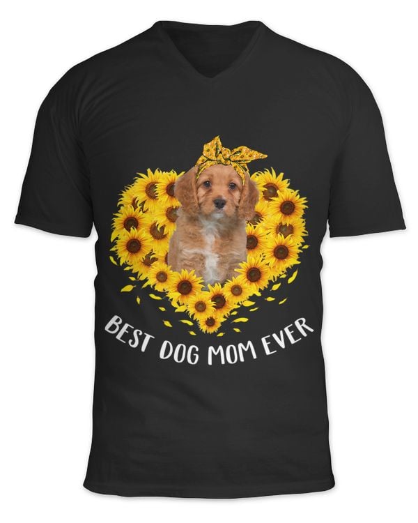 Cavapoo Mom Sunflower Dog Mom Women