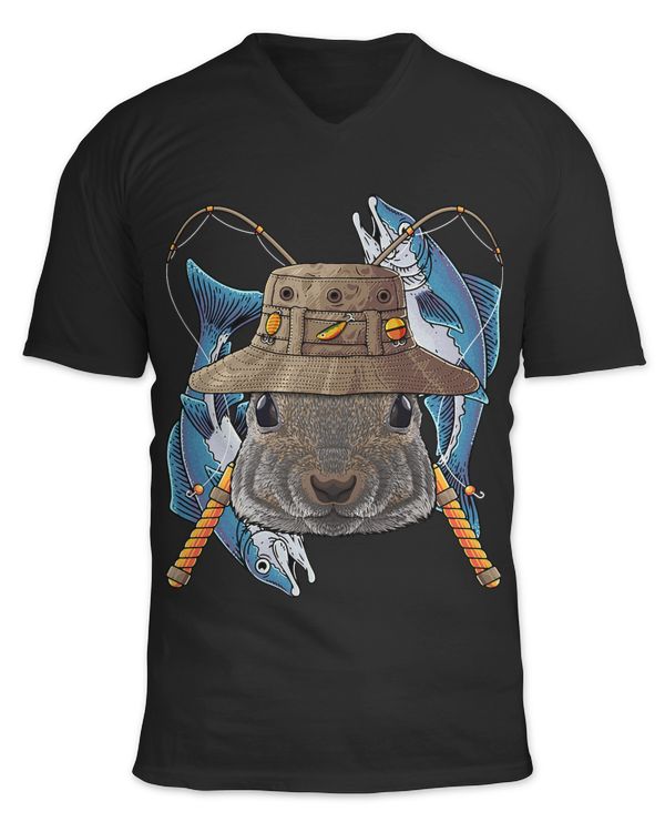 Fishing Squirrel Outdoor Fisherman Animal Cute Fly Fishing