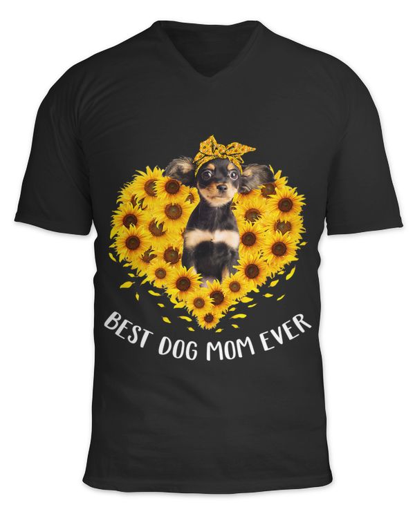 Russkiy Toy Mom Sunflower Dog Mom Women
