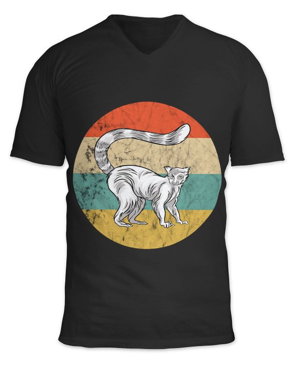 Lemur Lover Cool Retro Vintage Lemur Animal