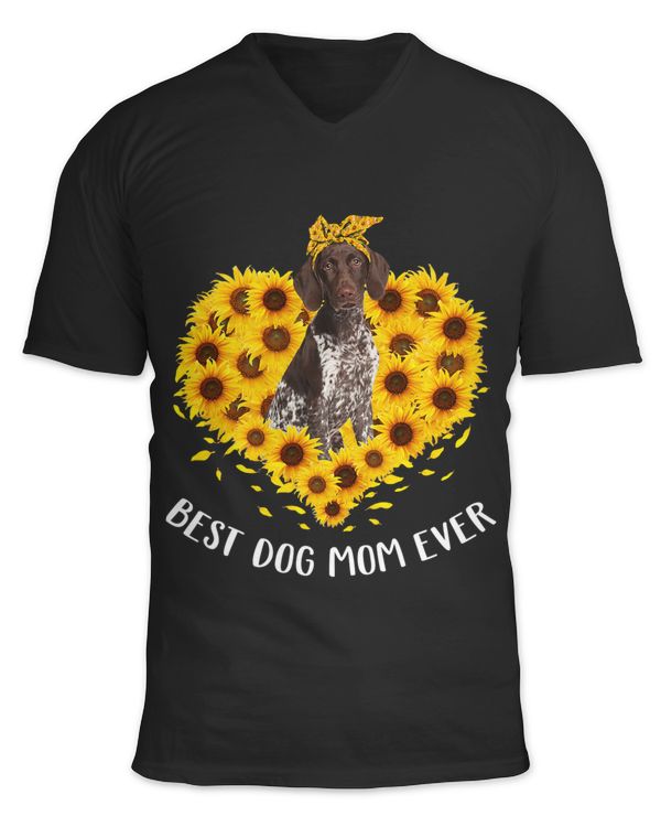 German Shorthaired Pointer Mom Sunflower Dog Mom Women