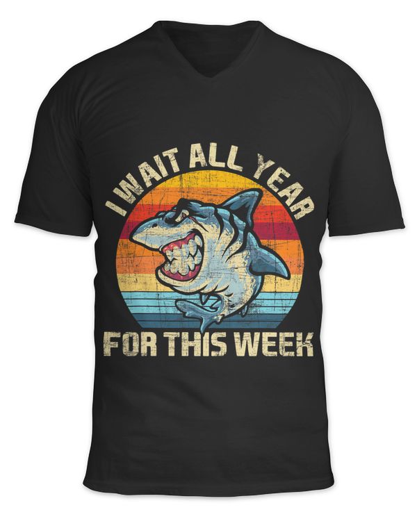 I Wait All Year For This Week Shark Lover Marine Biologist 307