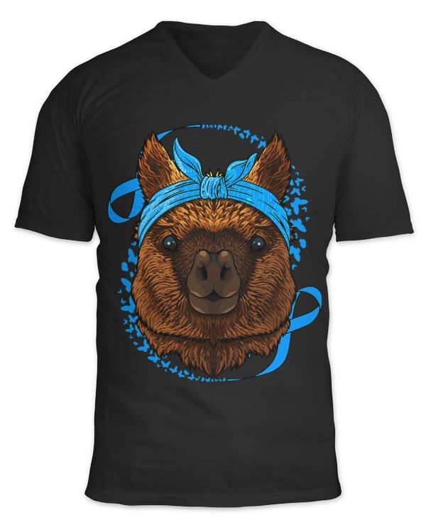 Alpaca Diabetes Awareness Blue Bandana T1D Survivor 344