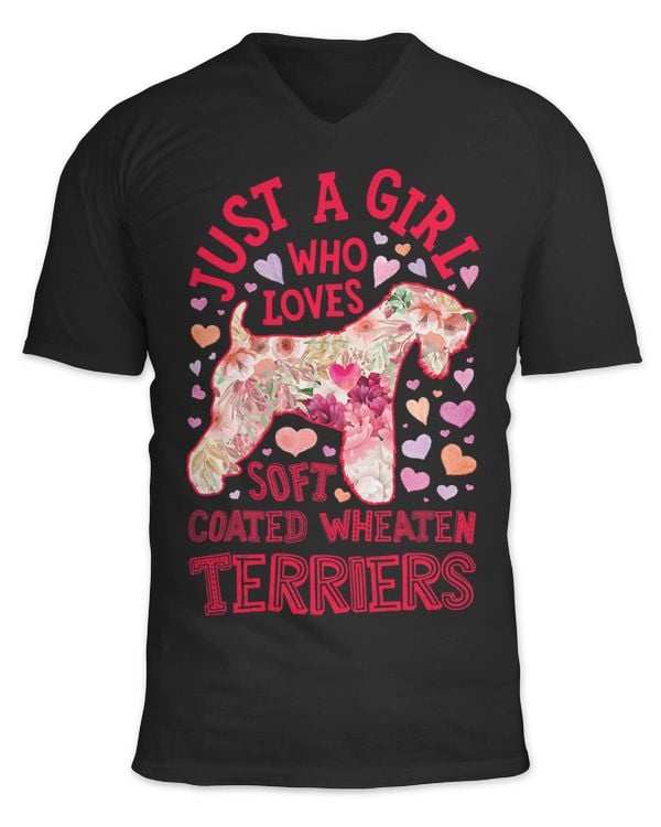 Soft Coated Wheaten Terrier Just A Girl Who Loves Dog Flower 136