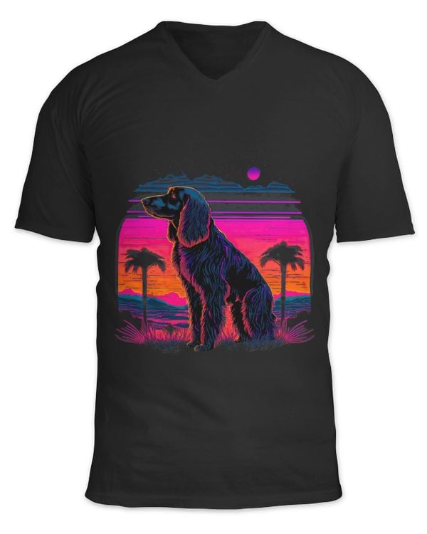 Retro Aesthetic Gordon Setter Dog 39