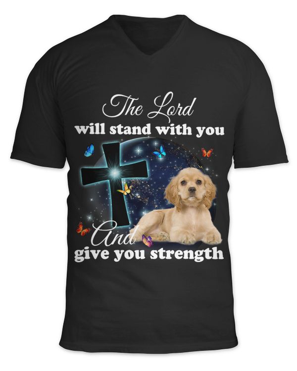 American Cocker Spaniel The Lord Stand With You Christian180