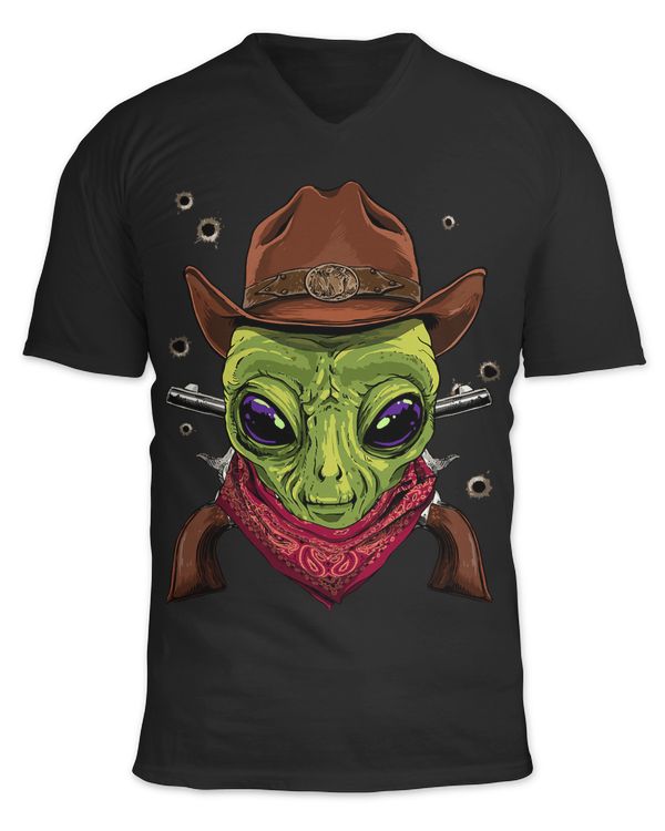Cowboy Alien Western Rodeo Cowboy Hat and Bandana 142